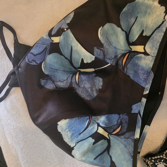 Rachel Allan Black and Blue Embellished Prom/Homecoming Dress - Picture 2 of 12